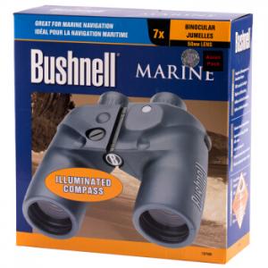 BUSHNELL 美国官方旗舰店 航海军高清测距用防水数字罗盘微光夜视望自动对焦 望远镜 137500-发光罗盘